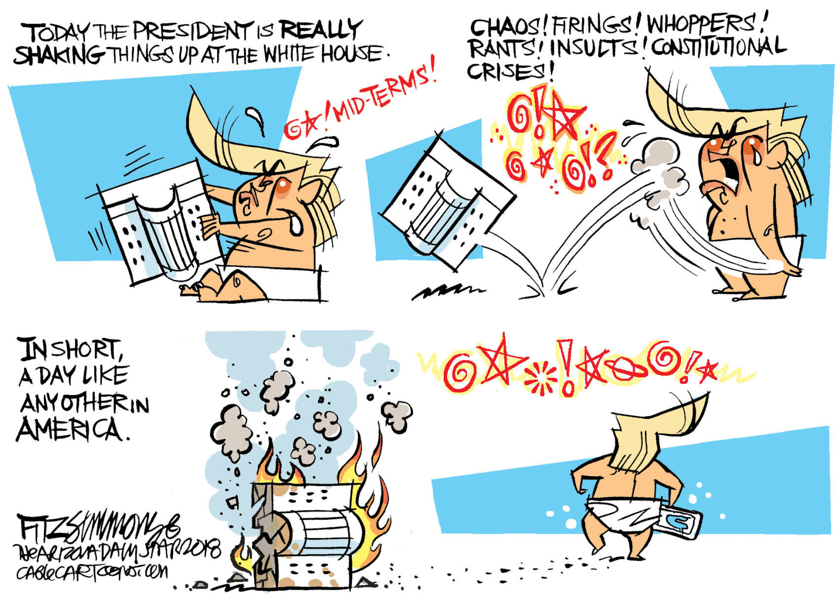 Daily Fitz Cartoon:Tantrum